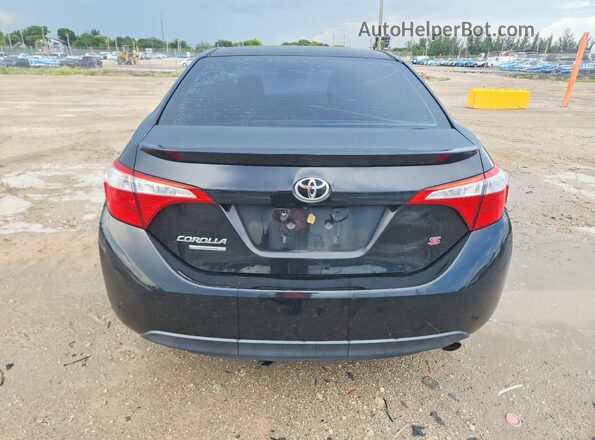 2T1BURHE4GC562890 2016 TOYOTA COROLLA Black Widok wnętrza z tyłu