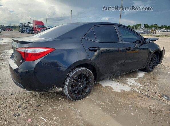 2T1BURHE4GC562890 2016 TOYOTA COROLLA Black Widok z tyłu