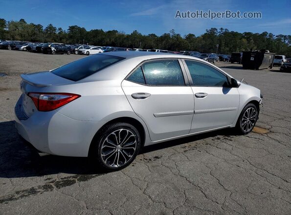 2T1BURHE4GC568558 2016 TOYOTA COROLLA Серебряный Задняя правая четверть