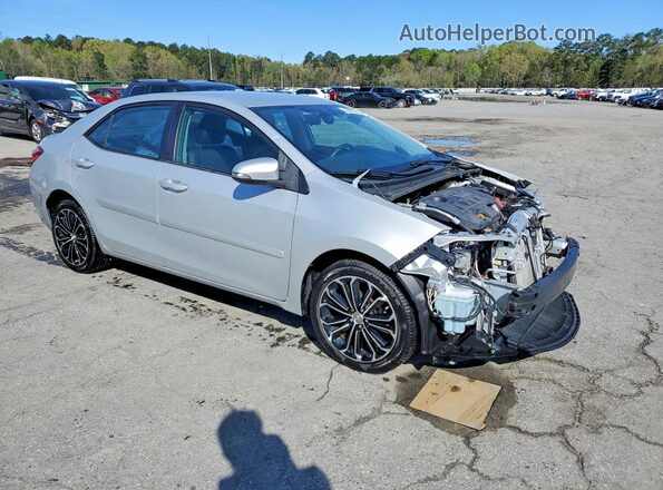 2T1BURHE4GC568558 2016 TOYOTA COROLLA Серебряный Передняя правая четверть