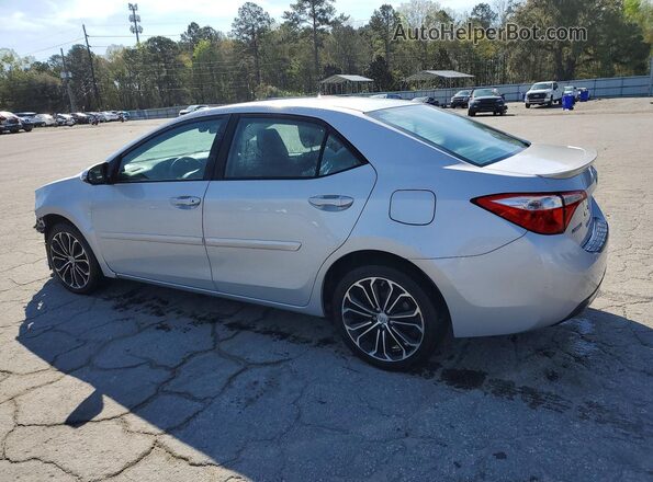 2T1BURHE4GC568558 2016 TOYOTA COROLLA Серебряный Задняя левая четверть