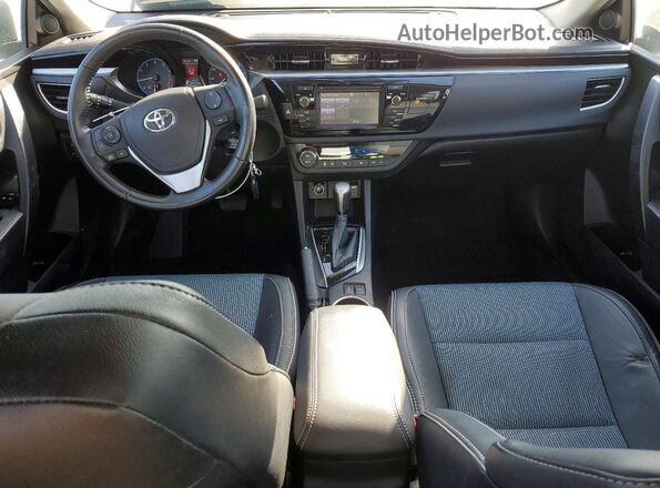 2T1BURHE4GC568558 2016 TOYOTA COROLLA Серебряный Вид панели приборов