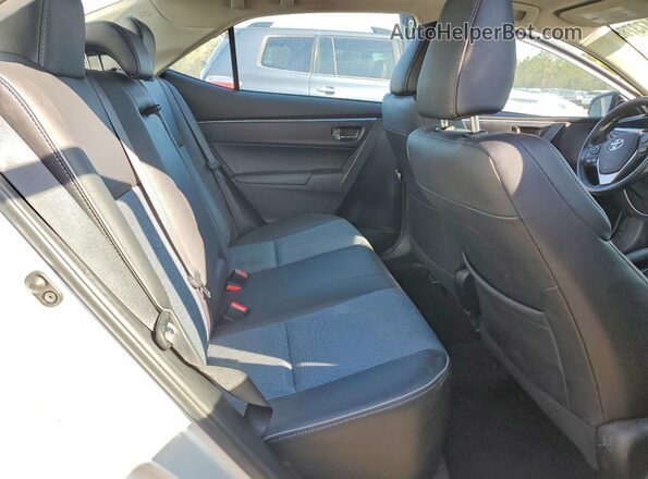2T1BURHE4GC568558 2016 TOYOTA COROLLA Серебряный Вид задних сидений