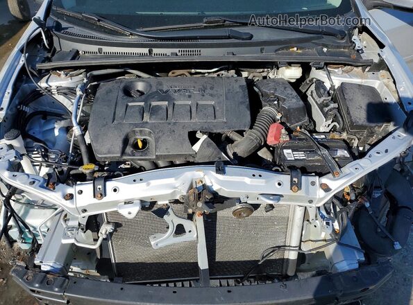 2T1BURHE4GC568558 2016 TOYOTA COROLLA Серебряный Вид задней части салона