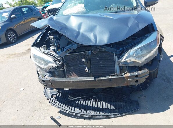 2T1BURHE4GC589703 2016 TOYOTA COROLLA Gray წინა ხედი