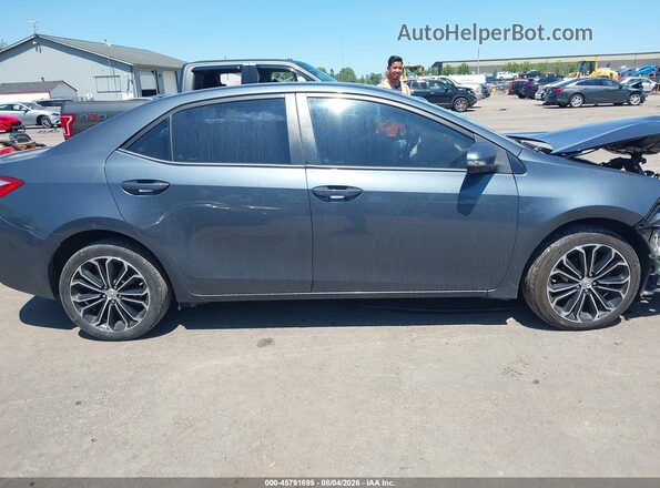 2T1BURHE4GC589703 2016 TOYOTA COROLLA Gray უკანა სალონის ხედი