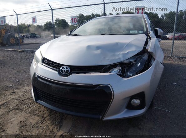 2T1BURHE4GC597588 2016 TOYOTA COROLLA Silver Vista frontal