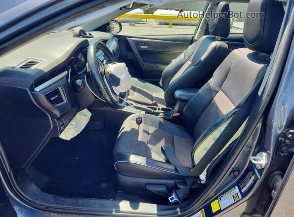 2T1BURHE4GC616561 2016 TOYOTA COROLLA Blue Вид салону спереду