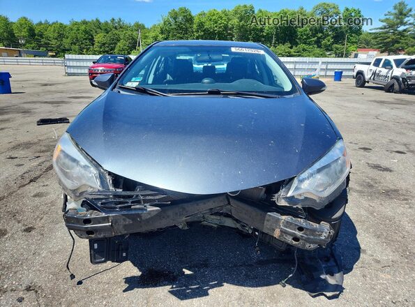 2T1BURHE4GC616561 2016 TOYOTA COROLLA Blue Вид спереду
