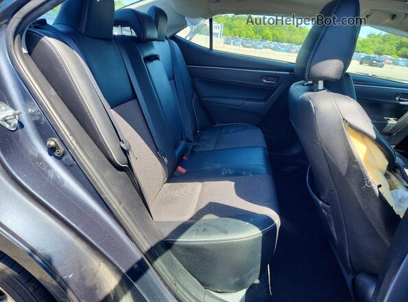 2T1BURHE4GC616561 2016 TOYOTA COROLLA Blue Вид задніх сидінь