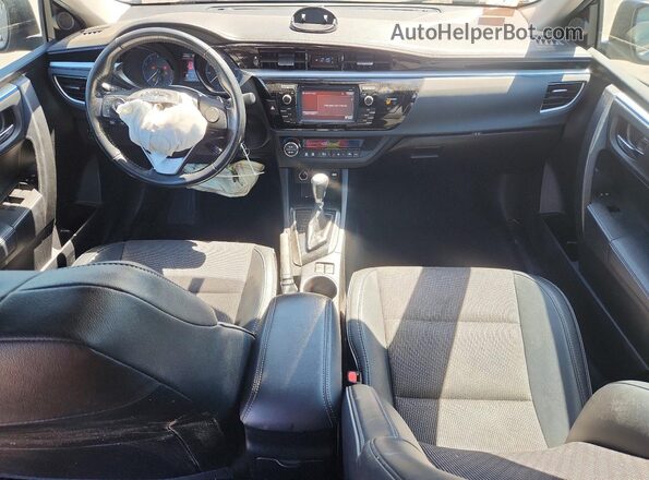 2T1BURHE4GC616561 2016 TOYOTA COROLLA Blue Вид панелі приладів
