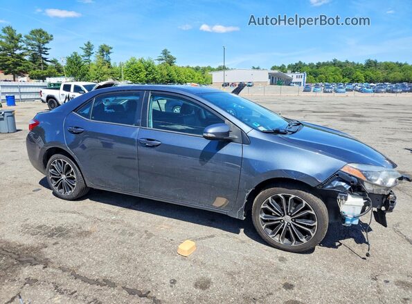 2T1BURHE4GC616561 2016 TOYOTA COROLLA Blue Передня права чверть
