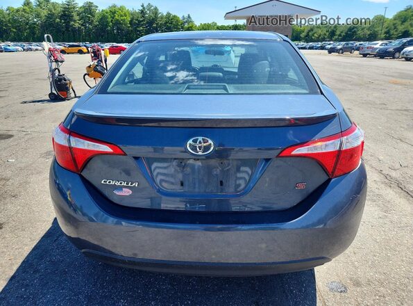 2T1BURHE4GC616561 2016 TOYOTA COROLLA Blue Вид ззаду