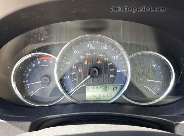 2T1BURHE4GC642948 2016 TOYOTA COROLLA Blue Սարքավորումների վահանակի տեսք
