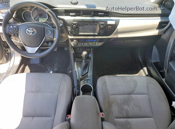 2T1BURHE4GC642948 2016 TOYOTA COROLLA Blue Առջևի վահանակի տեսք