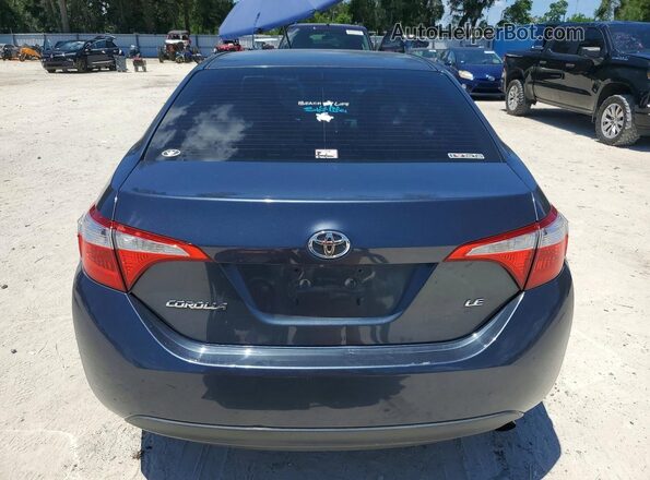 2T1BURHE4GC642948 2016 TOYOTA COROLLA Blue Հետևի տեսք