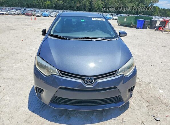 2T1BURHE4GC642948 2016 TOYOTA COROLLA Blue Դիմացի տեսք