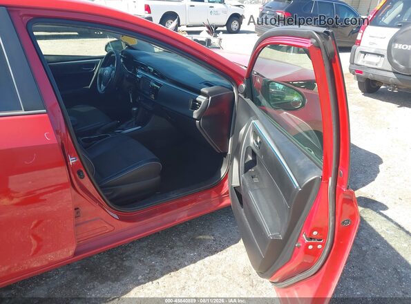 2T1BURHE4GC667624 2016 TOYOTA COROLLA Red Вид салону спереду