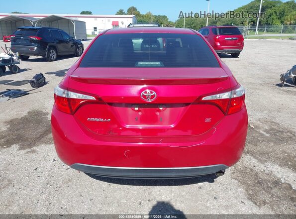 2T1BURHE4GC667624 2016 TOYOTA COROLLA Red 
