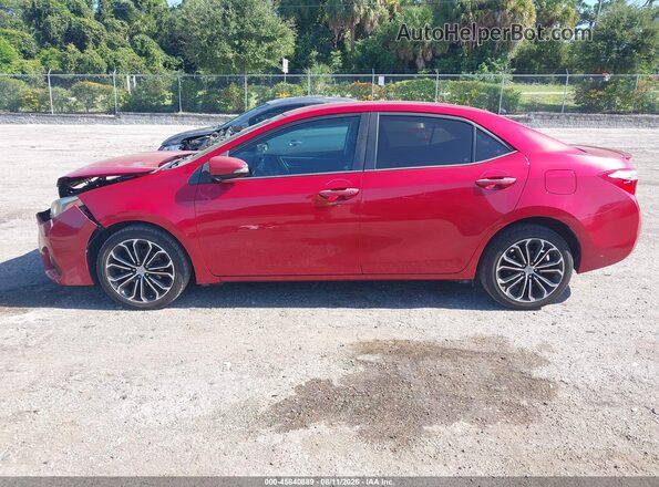 2T1BURHE4GC667624 2016 TOYOTA COROLLA Red Панорамний вид салону 360°