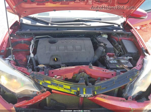 2T1BURHE4GC667624 2016 TOYOTA COROLLA Red Вид ззаду