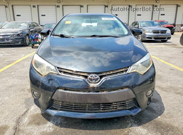 2T1BURHE4GC669860 2016 TOYOTA COROLLA Black Front view