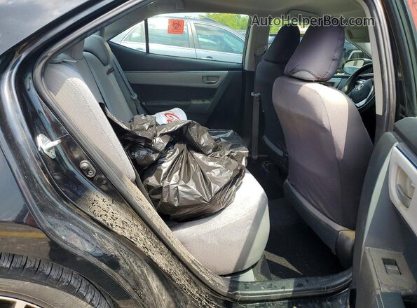 2T1BURHE4GC669860 2016 TOYOTA COROLLA Black Rear seats view