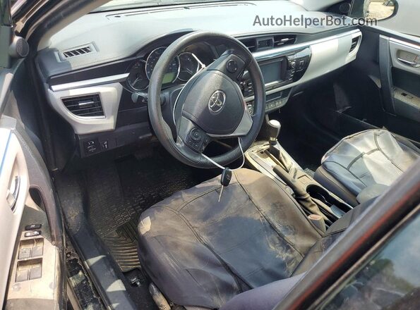 2T1BURHE4GC669860 2016 TOYOTA COROLLA Black Dashboard view