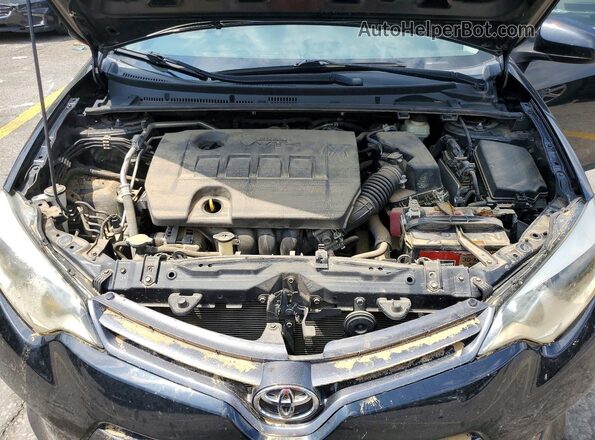 2T1BURHE4GC669860 2016 TOYOTA COROLLA Black Rear interior view