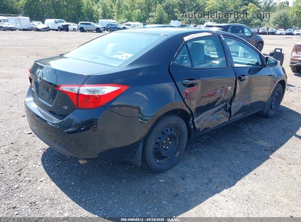 2T1BURHE4GC670510 2016 TOYOTA COROLLA Черный Задняя правая четверть