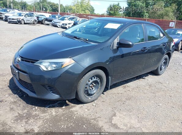 2T1BURHE4GC670510 2016 TOYOTA COROLLA Черный Передняя левая четверть