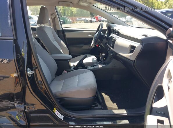 2T1BURHE4GC670510 2016 TOYOTA COROLLA Черный Вид салона спереди