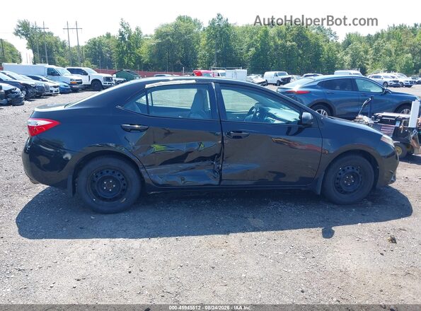 2T1BURHE4GC670510 2016 TOYOTA COROLLA Черный Вид задней части салона