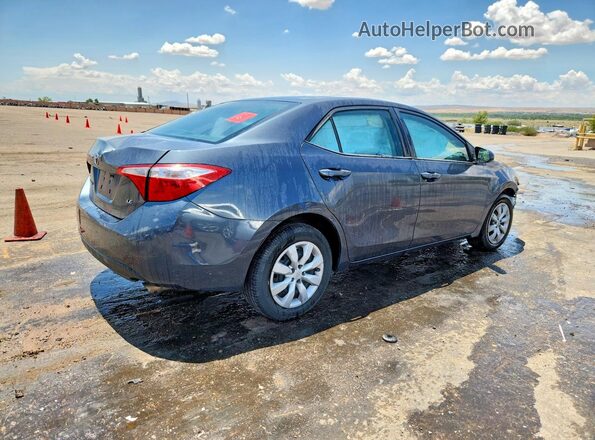 2T1BURHE4GC688635 2016 TOYOTA COROLLA Gray Հետևի աջ