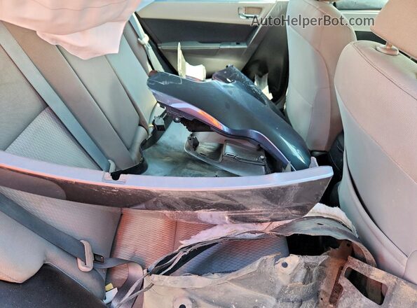 2T1BURHE4GC688635 2016 TOYOTA COROLLA Gray Հետևի նստատեղերի տեսք