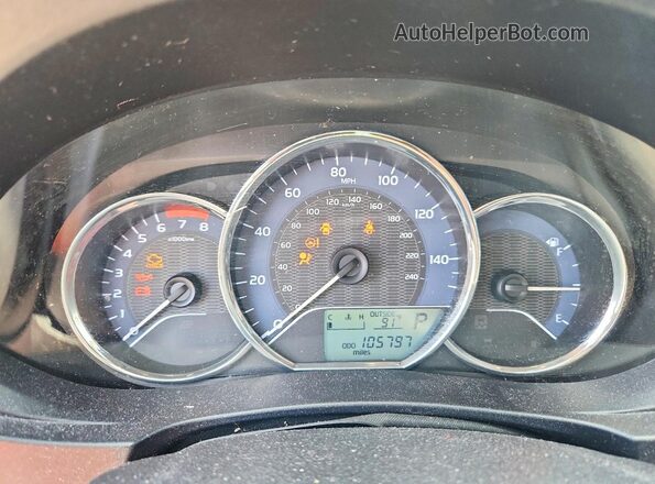 2T1BURHE4GC688635 2016 TOYOTA COROLLA Gray Սարքավորումների վահանակի տեսք