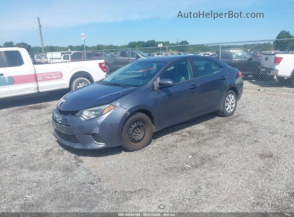 2T1BURHE4GC690580 2016 TOYOTA COROLLA Blue წინა მარცხენა ხედი სამი მეოთხედიდან