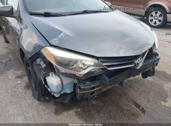 2T1BURHE4GC692099 2016 TOYOTA COROLLA Gray Դիմացի տեսք
