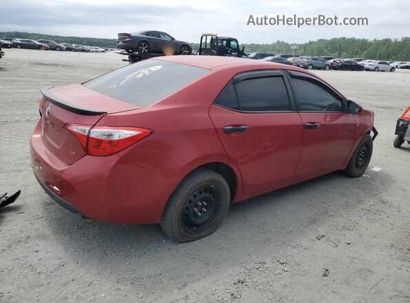 2T1BURHE4GC699943 2016 TOYOTA COROLLA Red Tył prawy