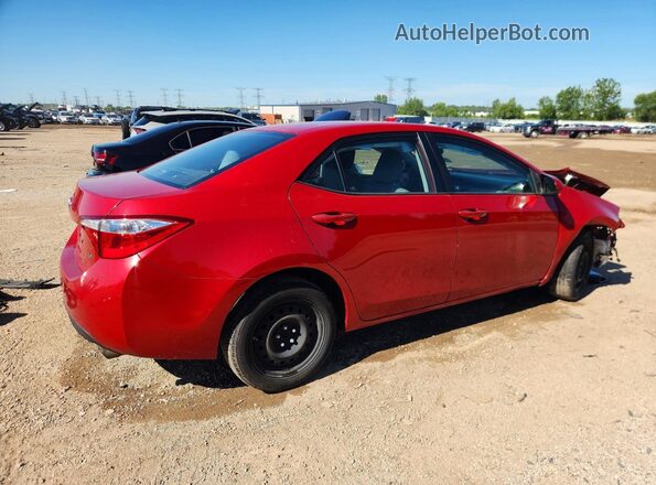 2T1BURHE4GC709645 2016 TOYOTA COROLLA Red Tył prawy