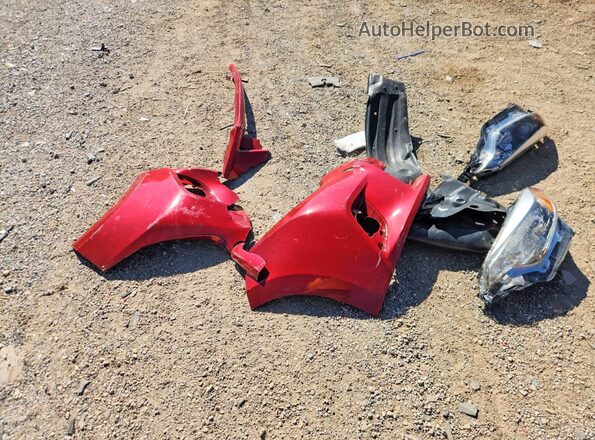 2T1BURHE4GC709645 2016 TOYOTA COROLLA Red Widok komory silnika