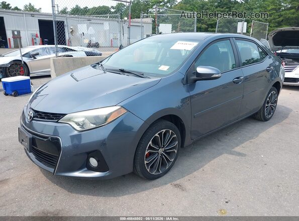 2T1BURHE4GC719799 2016 TOYOTA COROLLA Gray წინა მარცხენა ხედი სამი მეოთხედიდან