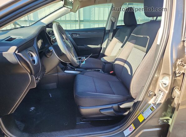 2T1BURHE4HC763626 2017 TOYOTA COROLLA Tan Vista interior delantera