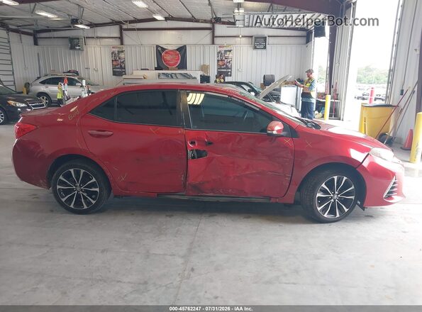 2T1BURHE4HC793466 2017 TOYOTA COROLLA Red Սալոնի հետևի տեսք