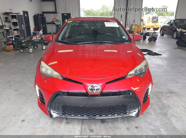 2T1BURHE4HC793466 2017 TOYOTA COROLLA Red Սարքավորումների վահանակի տեսք