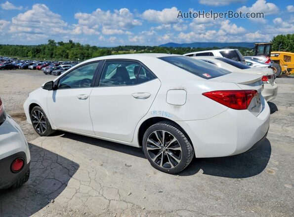 2T1BURHE4HC795072 2017 TOYOTA COROLLA White Rear left