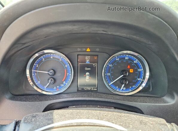 2T1BURHE4HC795072 2017 TOYOTA COROLLA White Instrument cluster view
