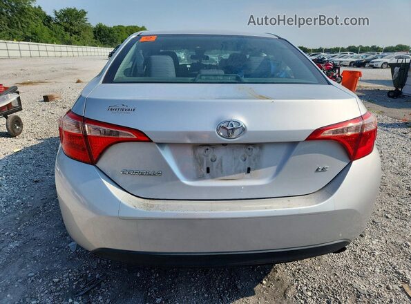 2T1BURHE4HC814512 2017 TOYOTA COROLLA Серый Вид сзади