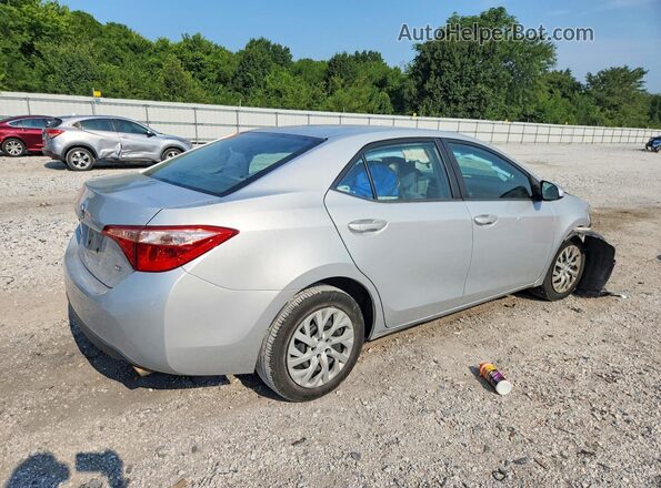 2T1BURHE4HC814512 2017 TOYOTA COROLLA Серый Задняя правая четверть