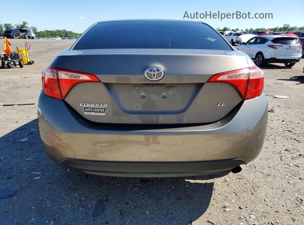 2T1BURHE4HC862883 2017 TOYOTA COROLLA Gray Հետևի տեսք